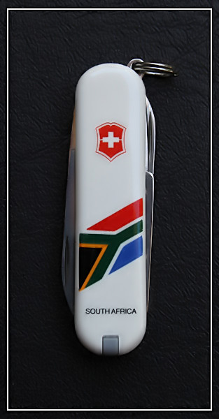Victorinox Classic SD with South African flag
