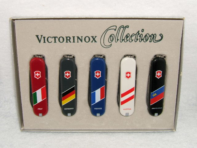 Special 5 piece set includes all 5 nations that surround the country of Switzerland.