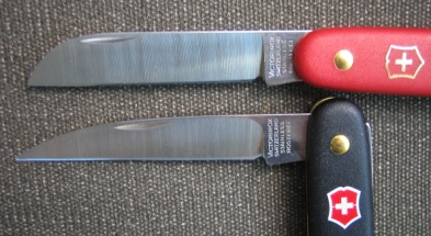 100mm Sheepsfoot (top) and Wharncliffe (bottom) Blades 