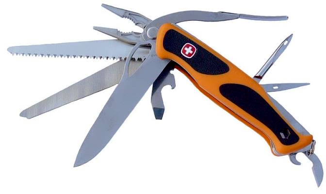 Wenger RangerGrip 88 (aka RangerGrip 88 Rescue) is a limited 2011 model designed with partnership with the Bulgaria Mountain Rescue Service, and is only available in Eastern Europe. Wenger marketing photo.