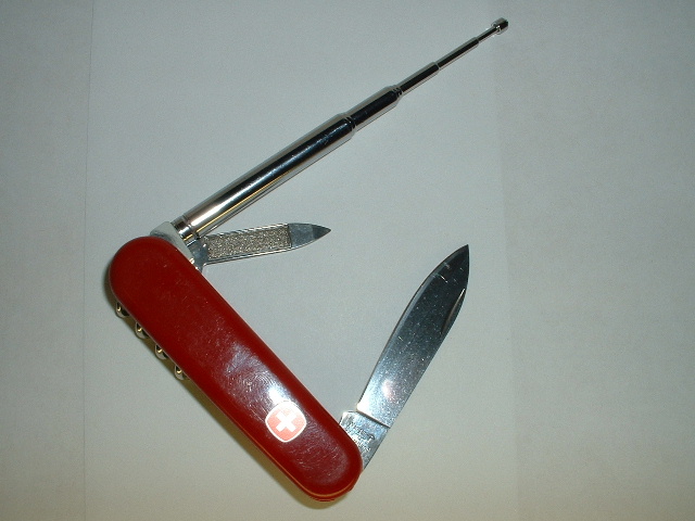 Wenger hand held pointer knife with telescoping pointer