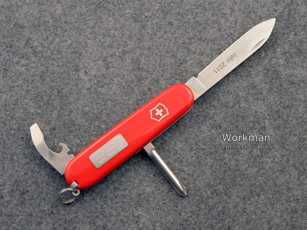 Victorinox Workman VSAKCS 2011 knife of the year. Picture by jazzbass.
