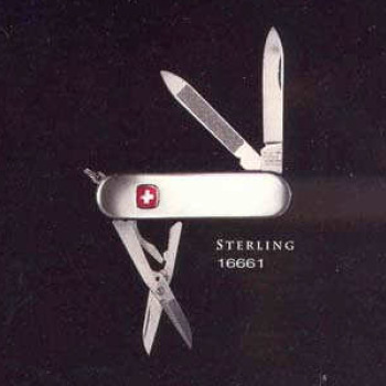 Wenger Esquire Sterling silver brushed