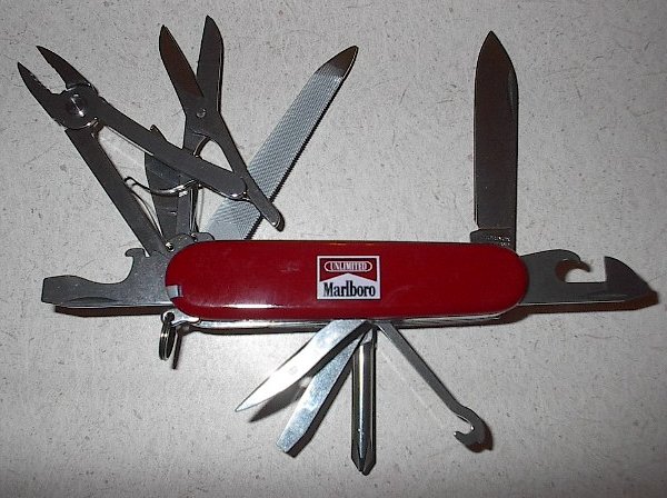 This is a made for Marlboro model that Victorinox produced.