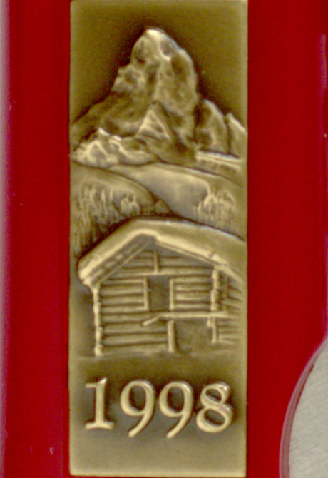 Wenger PdG 1998 brass plate