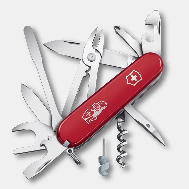 Victorinox x La Marzocco Barista Tool, 1.5924.LMA. Advertising image.