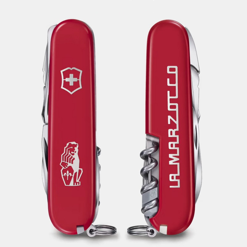 Victorinox x La Marzocco Barista Tool scales view