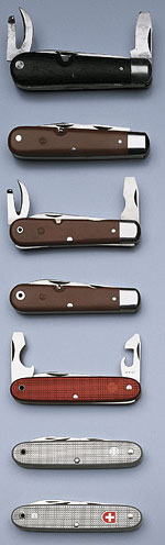 Fig. 1. Swiss Soldier Knife Evolution. Photo (С) by Victorinox