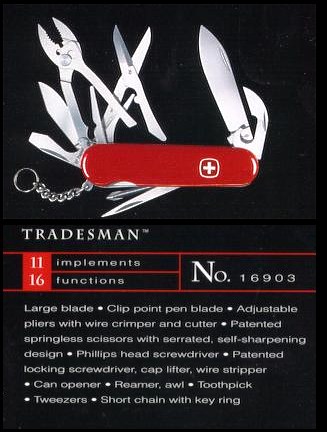 Wenger knife model 16903