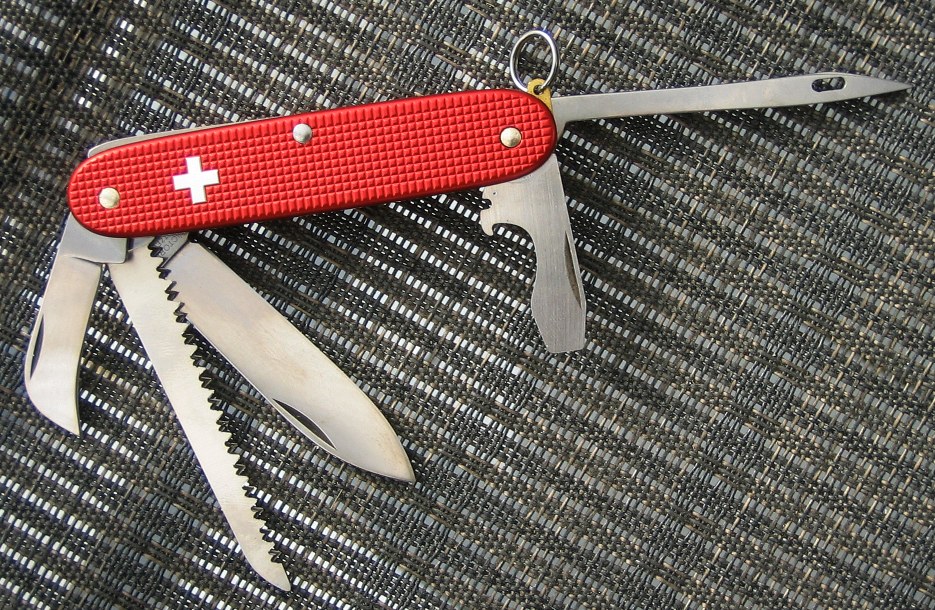 Purchased in 2009, new old stock, after a stash of these were found and release by Victorinox and sold through dealers.  A very happy time.