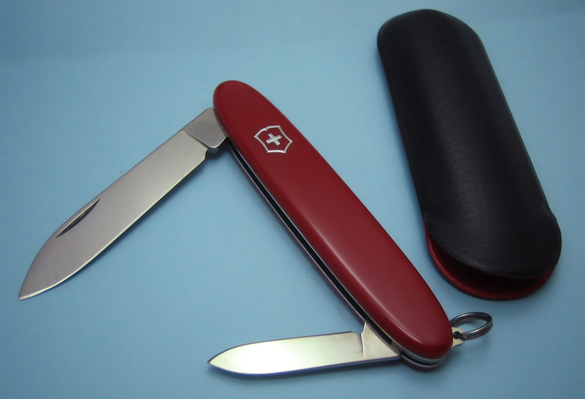 Victorinox Excelsior with silver Hot-Stamped Shield logo.